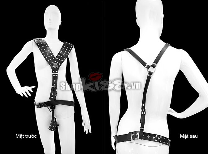 Bộ đồ trói dây da cao cấp Kích thích đam mê Tăng khoái cảm