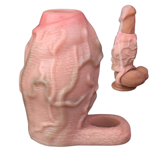 Bao Đôn Dên Silicon Hở Đầu FAAK Có Quai Đeo Tròng Bìu Tăng Kích Thước Dương Vật