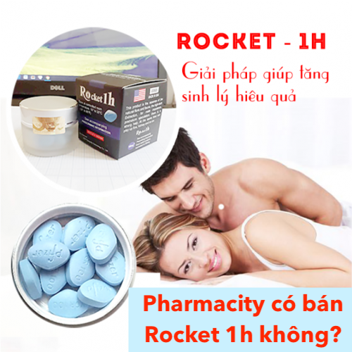 Pharmacity có bán Rocket 1h không? Rocket 1h có bán lẻ ko? Mua ở đâu?