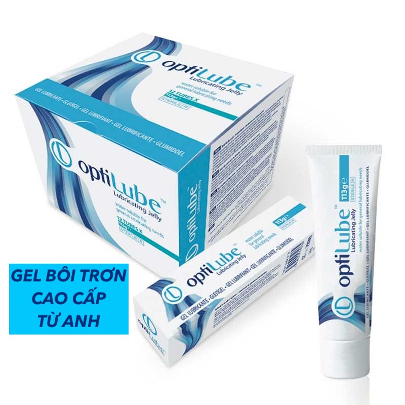 Gel bôi trơn optilube là gì? Optilube 2.7g 5g 42g 82g 113g có tốt không? 