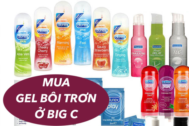 Mua gel bôi trơn ở siêu thị Big C