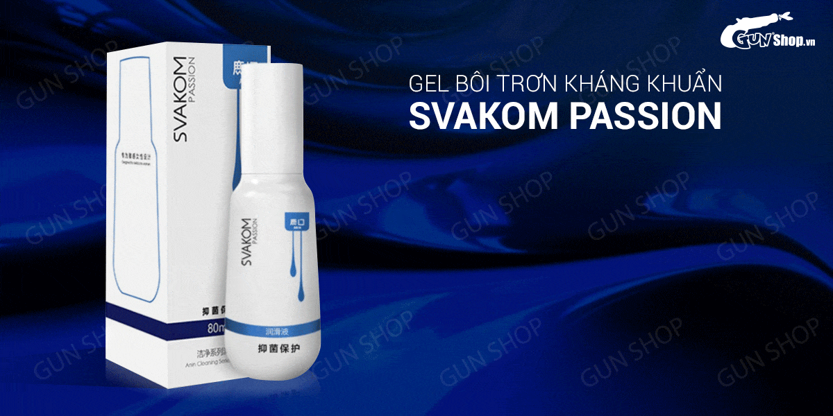 Giá sỉ Gel bôi trơn kháng khuẩn chăm sóc vùng kín - Svakom Passion - Chai 80ml hàng mới về