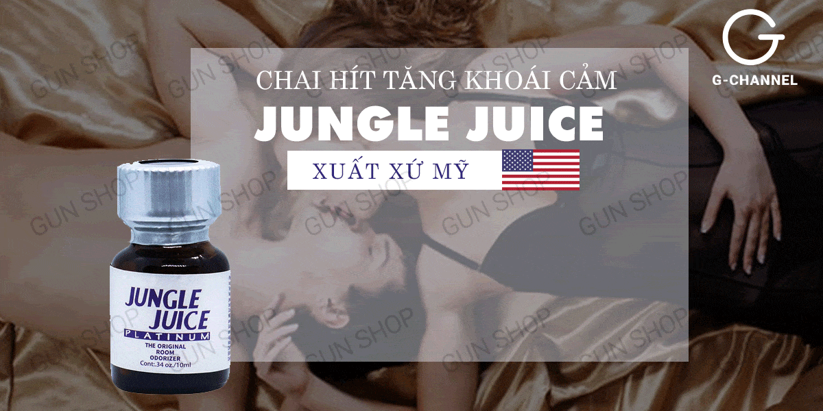  Đánh giá Chai hít tăng khoái cảm Popper Jungle Juice Platinum - Chai 10ml hàng mới về
