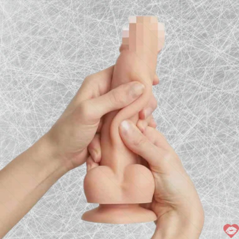 Strap-on-me 17cm Da Trượt Realistic Tự Nhiên