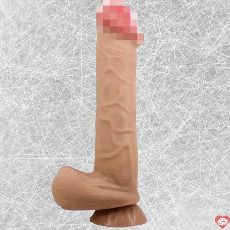 Fake dương vật Baile Sliding Skin 26cm da trượt thực tế