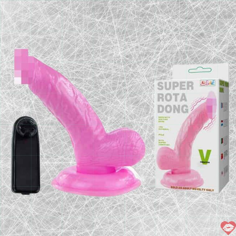 Baile Super Rota Dong 17cm Hồng Vibe Điều Khiển Xa