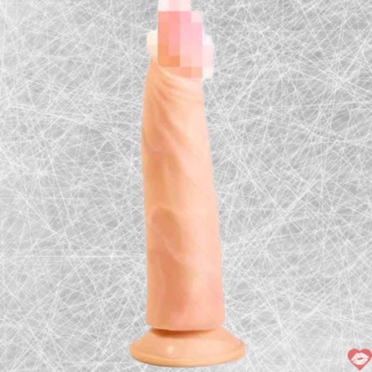 Lovetoy Suction Dildo 20.5cm Da Nude Gắn Cường Nhiệt