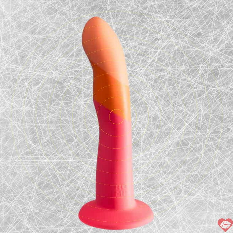 Dildo Romp Dizi 18cm Cam Hồng Hút Linh Hoạt Gợi Cảm 