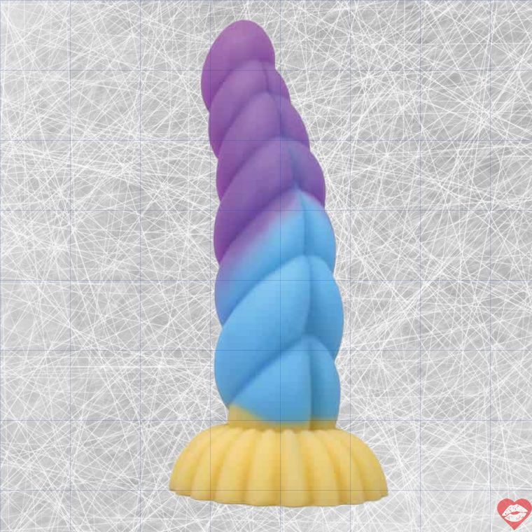 Baile Unicorn Dildo Silicone 22cm Lấp Lánh
