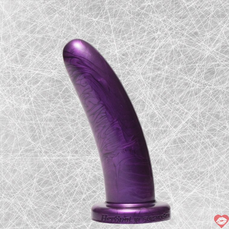 Fleshlight HerSpot Dương Vật M Silicone Tím 14.6cm
