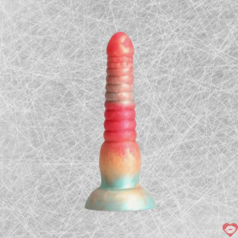 NS Novelties Colours Stacked dildo đỏ vàng 16cm