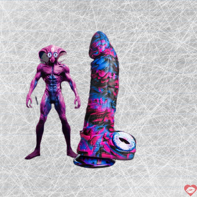Fake Alienoid Creature Cocks silicone 22cm ngoài hành tinh