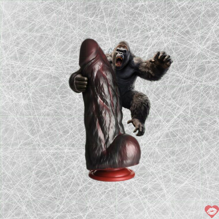 Dildo King Kong Silicone 23cm Khổng Lồ Mạnh Mẽ Đỉnh Cao 