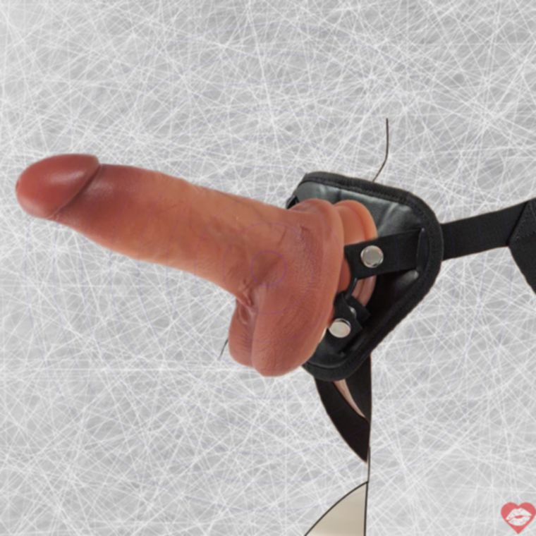 Strap On Dildo 10 Inch Khổng Lồ Da Thật Đỉnh Cao