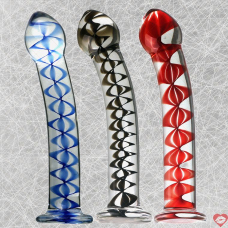 Glass Dildo Smooth Pattern Lạnh 17.5cm Siêu Mịn