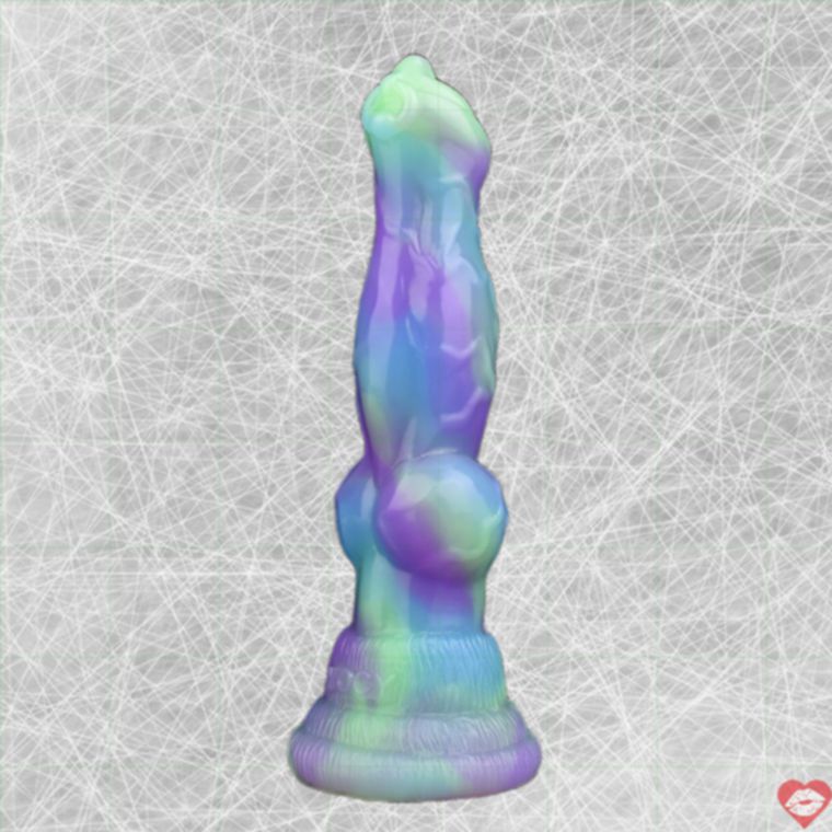 Dildo wolf knot glow 18cm fantasy hoang dã[gunshop]​