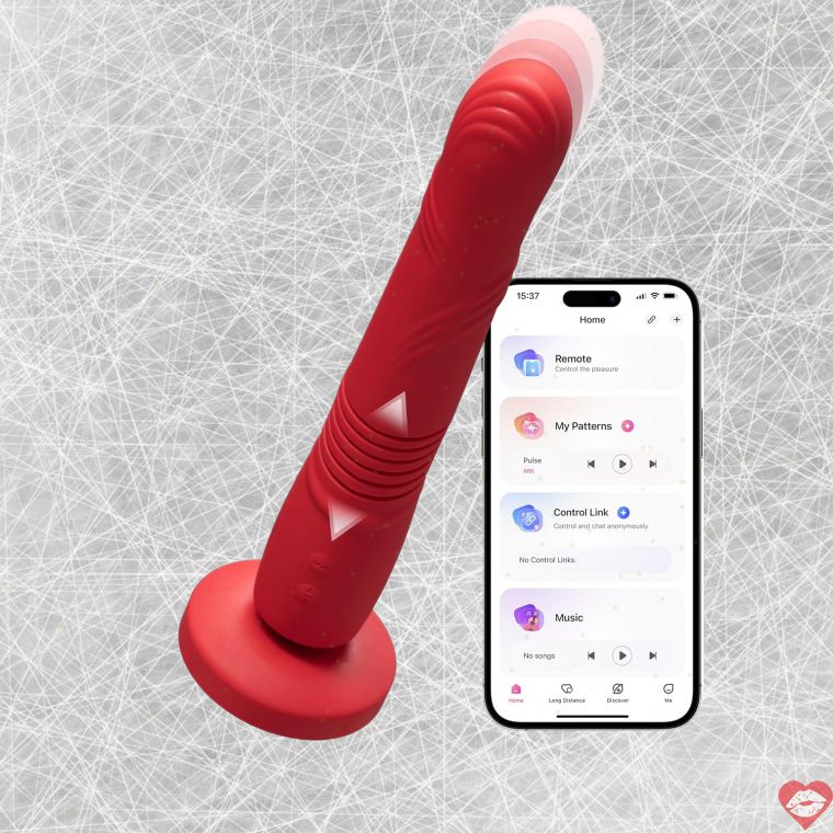 Lovense Gravity app thrust rung tự động dildo