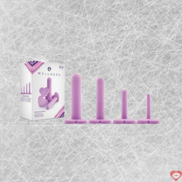 Blush Dilator Kit Silicone 4 Kích Cỡ Giãn Nở An Toàn Thoải Mái 