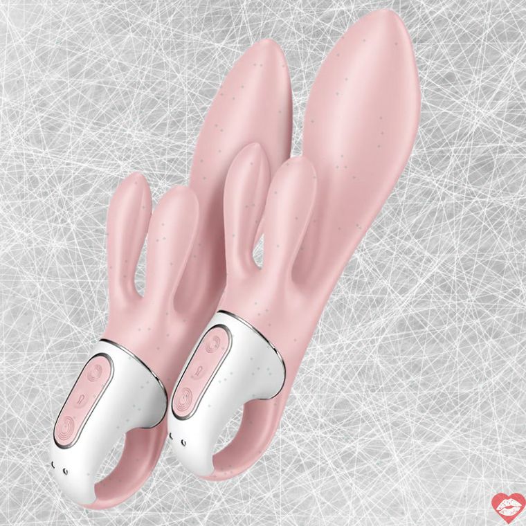 Satisfyer Air Pump Bunny 3 Bơm Phồng G-spot Song Hợp Sướng