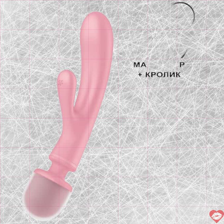 Satisfyer Triple Lover Rabbit 3in1 Siêu Sướng