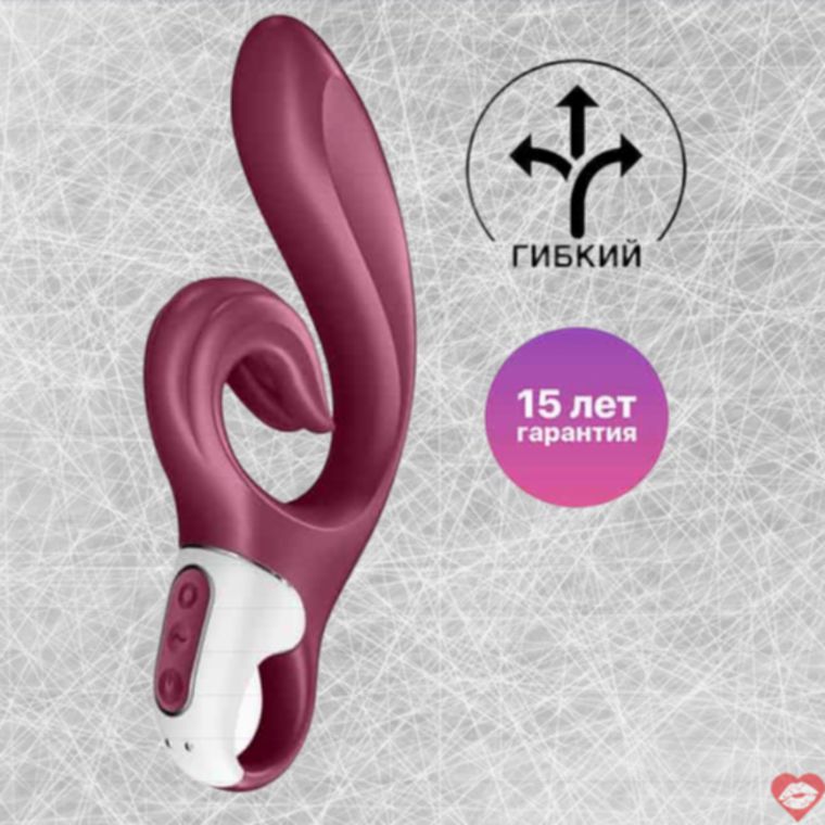 Satisfyer Love Me rabbit rung đỏ sang trọng kép