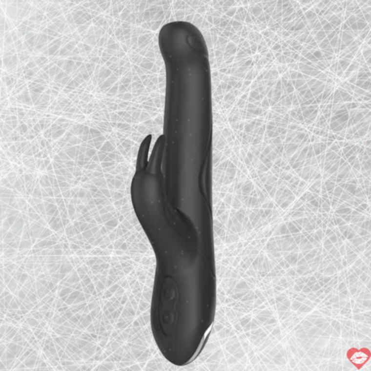 CNT Fancy Rabbit Đen 22cm Clit G-spot Đỉnh