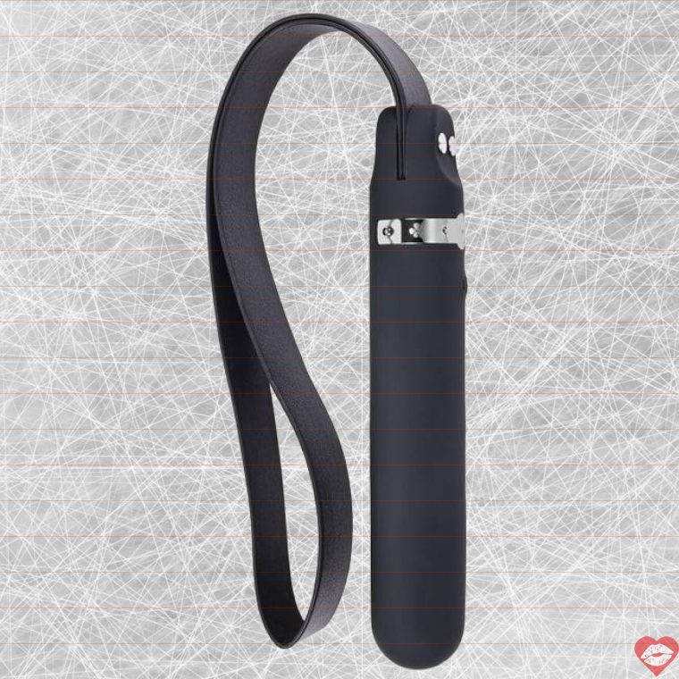 Evolved Spank Me Vibe Đen Strap Rung