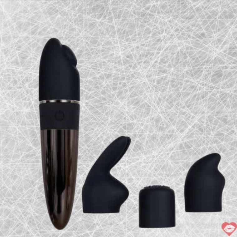 Vibro Bullet Evolved Tiny Black Đa Năng Thay Nasadka