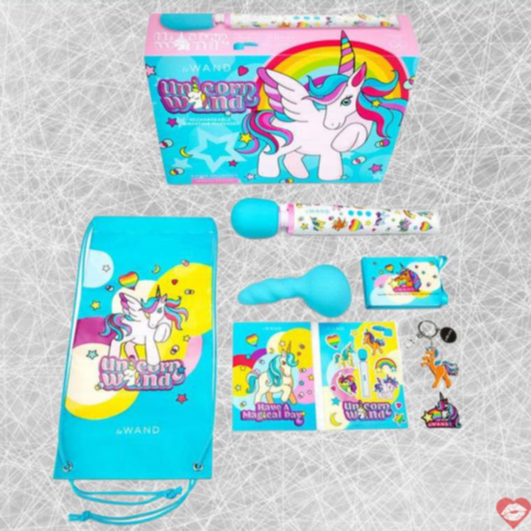 Vibro Le Wand Unicorn Xanh Trắng Massage Mạnh