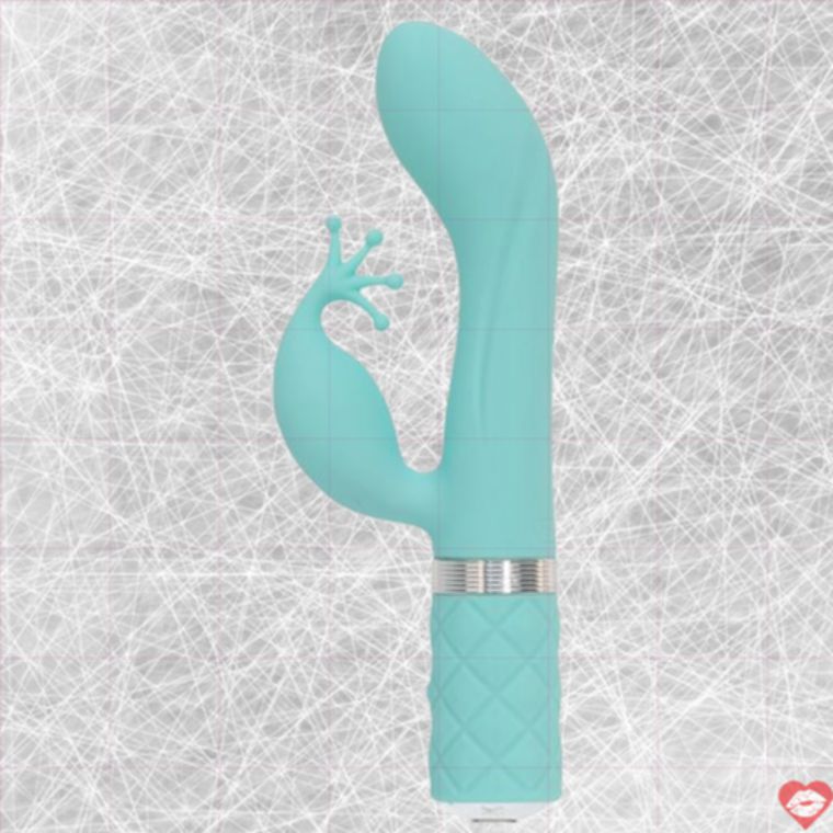 Pillow Talk Kinky Thỏ Xanh Rung 21.5cm