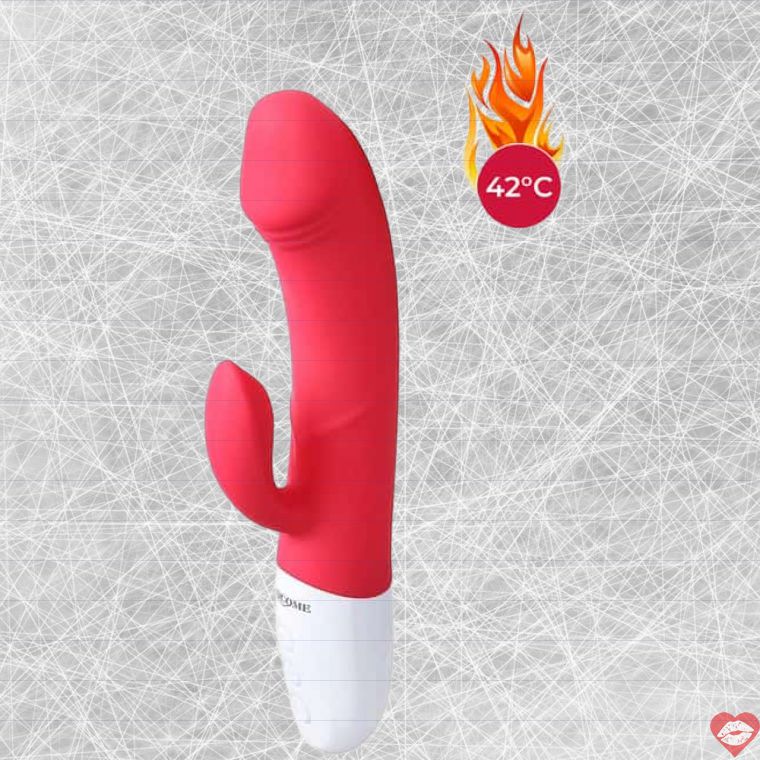 Vibrators Królik Erocome Crater Nóng Bỏng Đỏ Rực