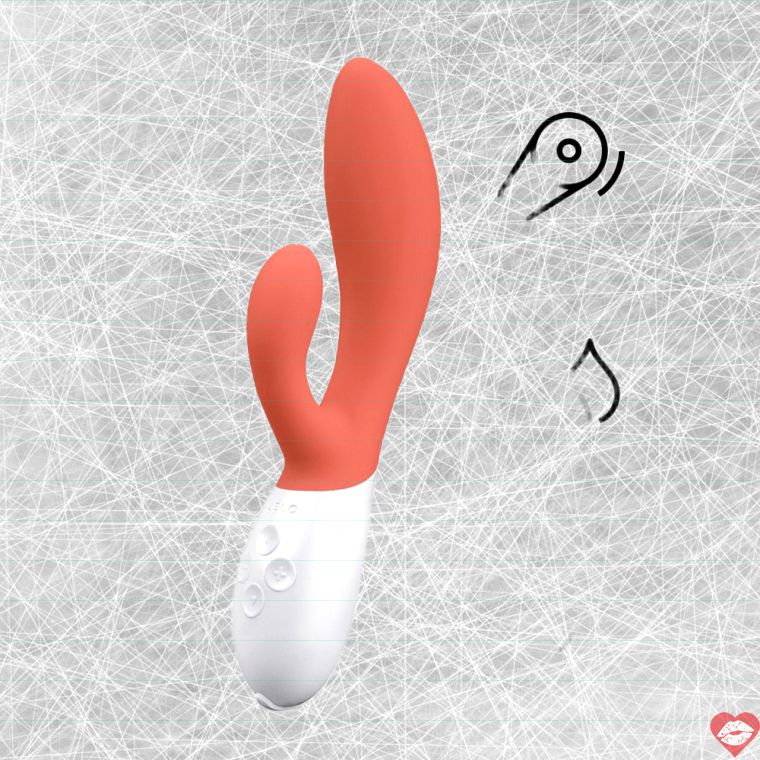 Lelo Ina 3 Rung Rabbit San Hô G Siêu Mạnh