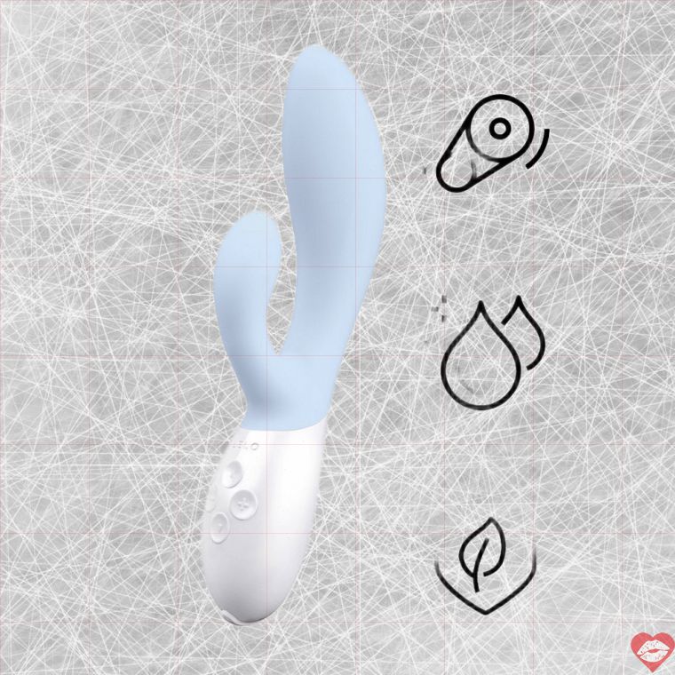 Lelo Ina 3 Massage Gậy Xanh Nhạt Rung Mạnh G Siêu Sướng