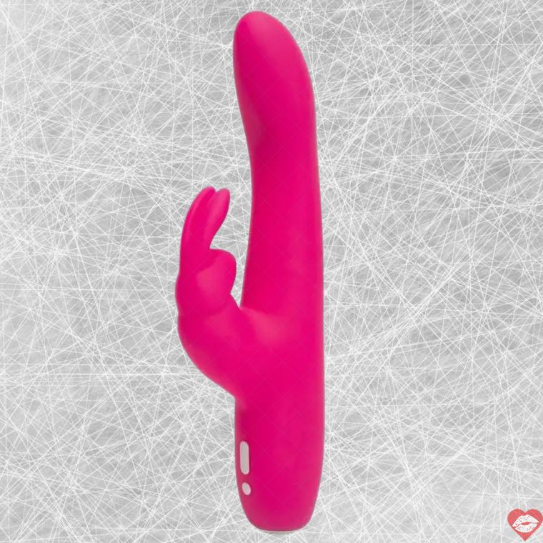Happy Rabbit Slimline Curve Pink G-Spot Clit Siêu Mạnh Vũ Khí Nữ