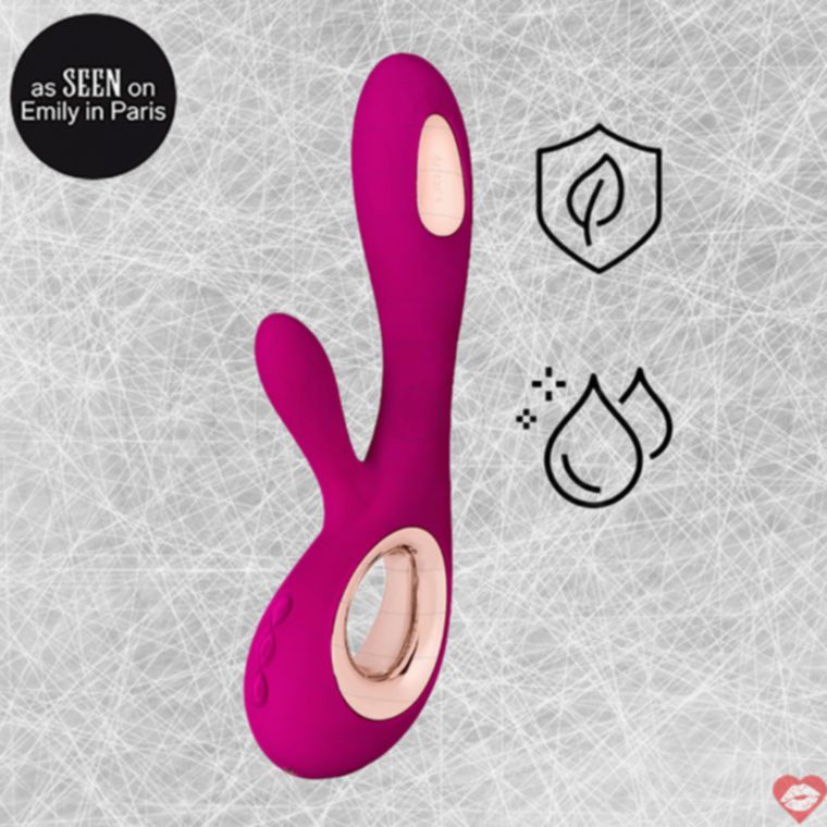 Lelo Soraya Wave Rabbit Gầy Hồng 11cm