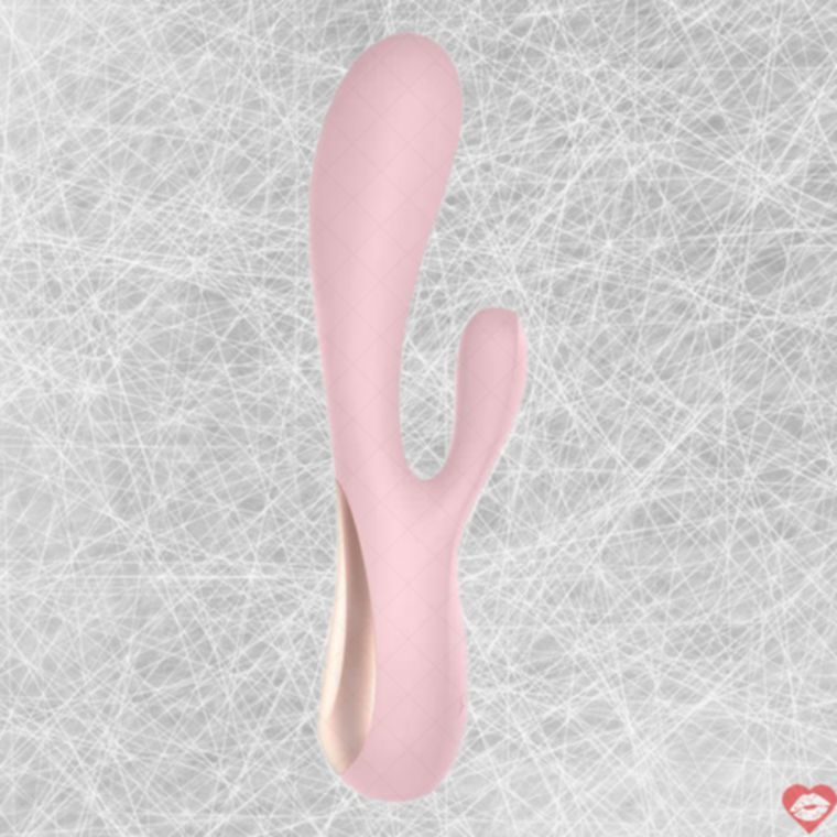 Satisfyer Mono Flex Rabbit 20cm Hồng Rung đôi
