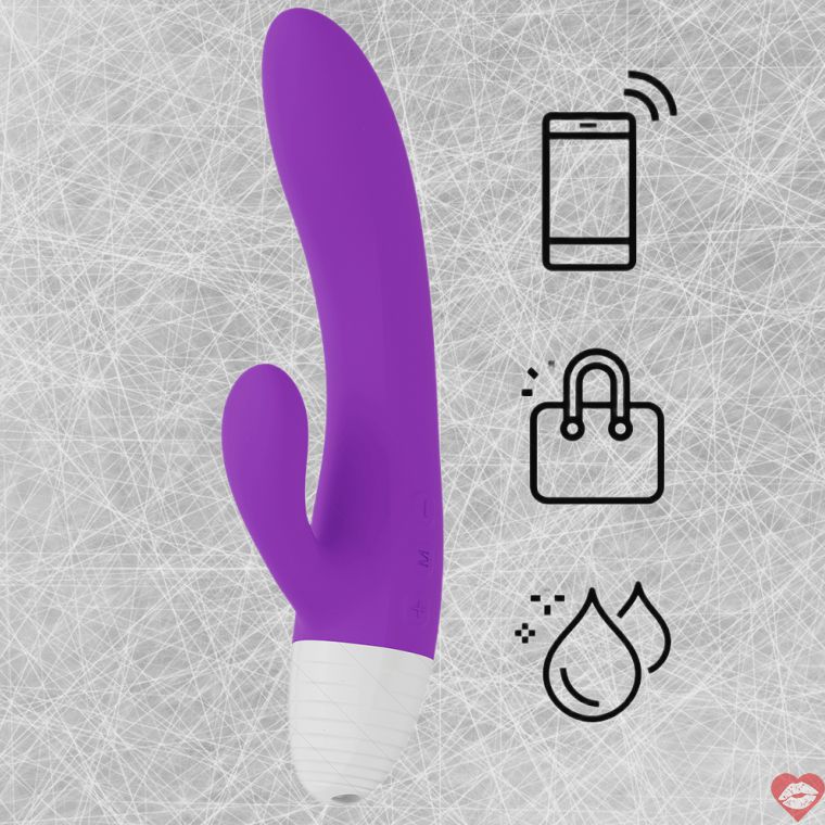 Lelo Kaya APP Rabbit Tím Rung Thủy Phù Cao Cấp