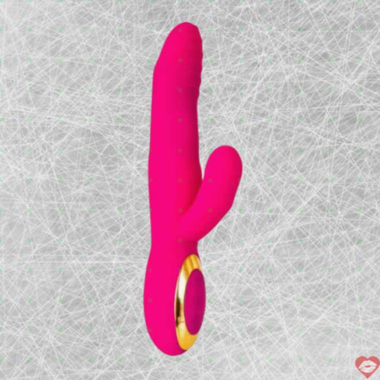 Vibrator Thỏ Jos Nega Hồng Nóng 22cm