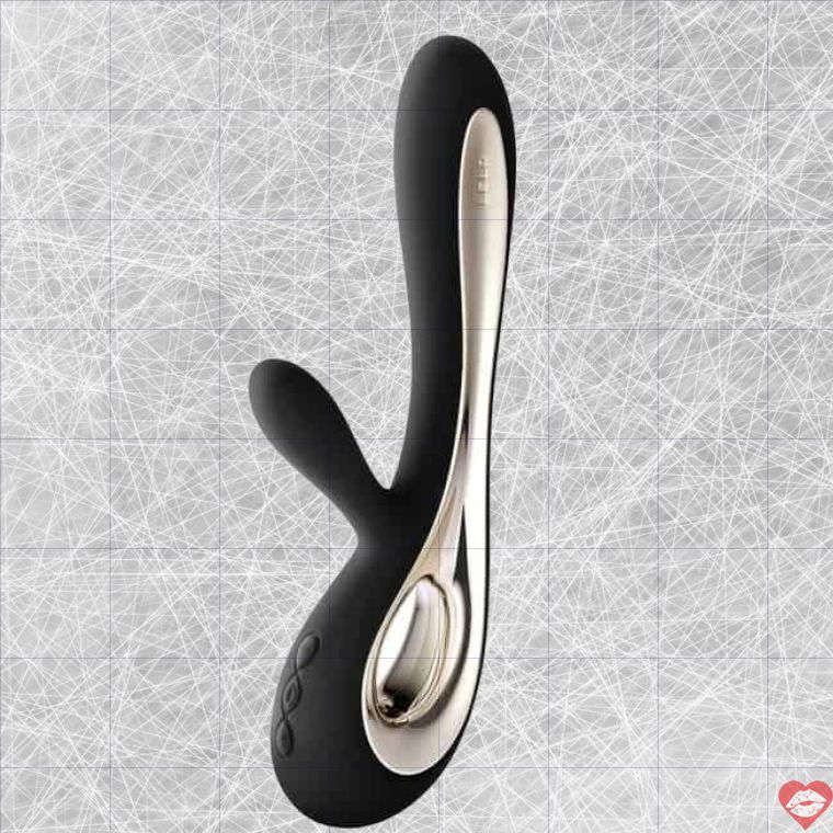 Viibrator thỏ Lelo Soraya 2 đen silicone 22cm cao cấp