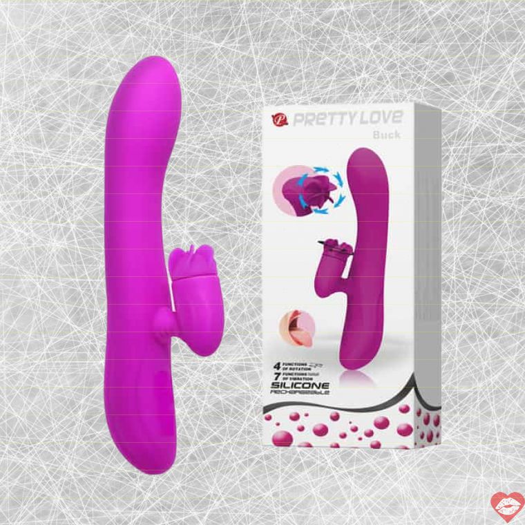 Pretty Love Buck Vật Rung Tím 13cm Đa Năng