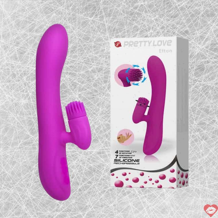Pretty Love Elton Rung Massage Siêu Mượt 13cm Tím Hấp Dẫn