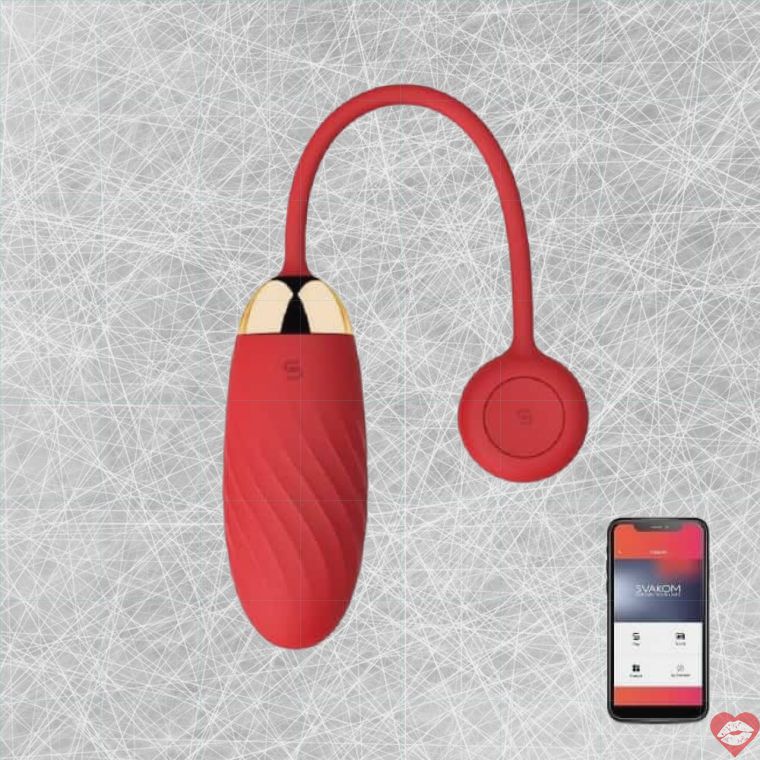 Trứng Rung Svakom Ella App Đỏ Bluetooth Đỉnh Cao 
