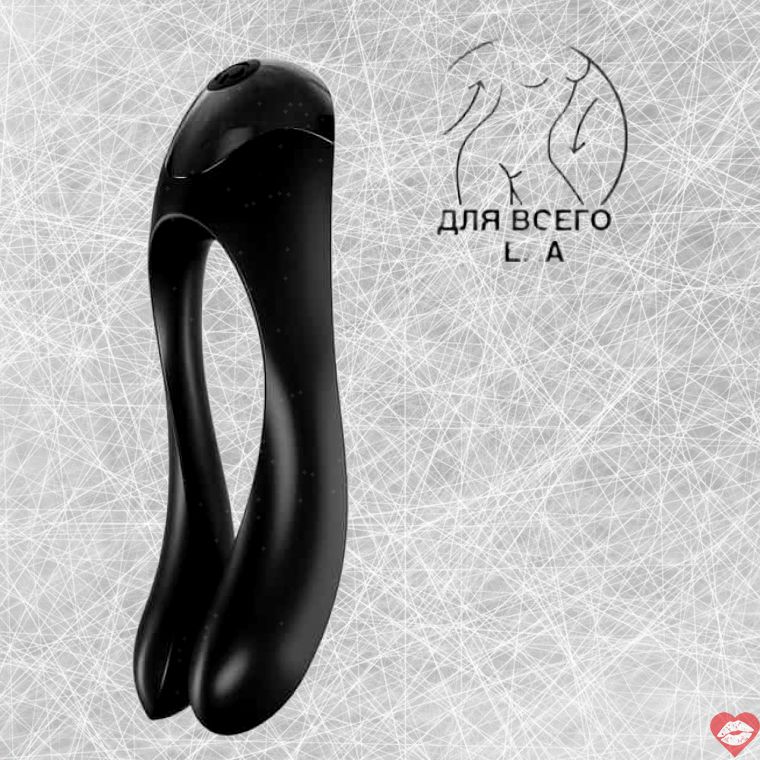 Satisfyer Candy Cane Mini Vibro Đen U Lưỡi