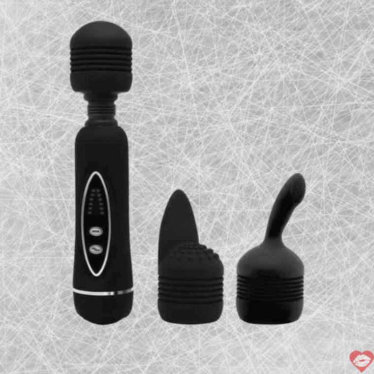 Vibro massage Pretty Love Black Wand đen nasad mạnh mẽ
