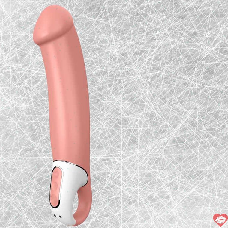 Satisfyer Master Vibrator Hồng Silicone Mạnh 23cm