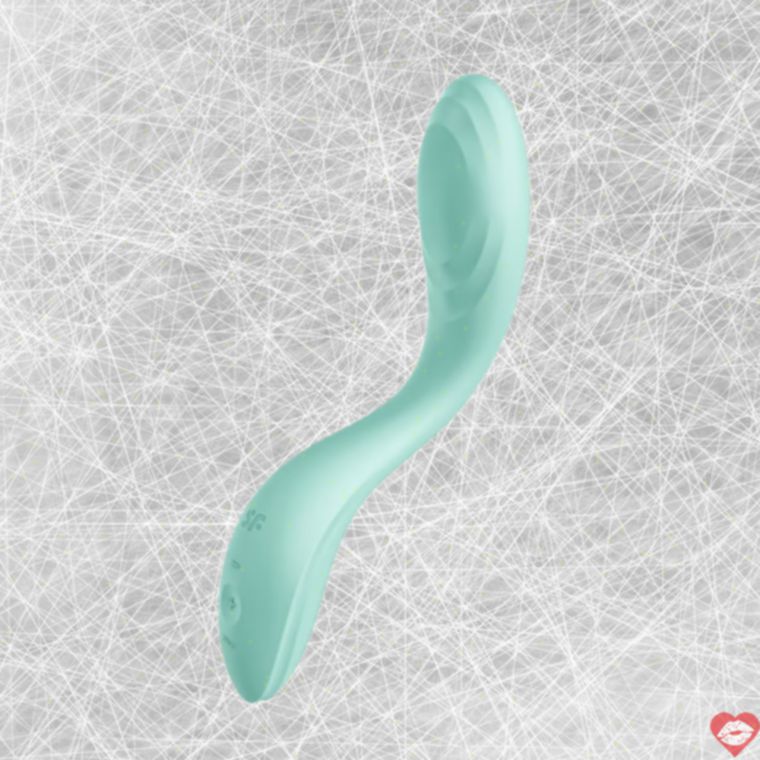 Satisfyer Rolling Pleasure G-spot Bi Lăn Đen Silicone 22cm Mạnh