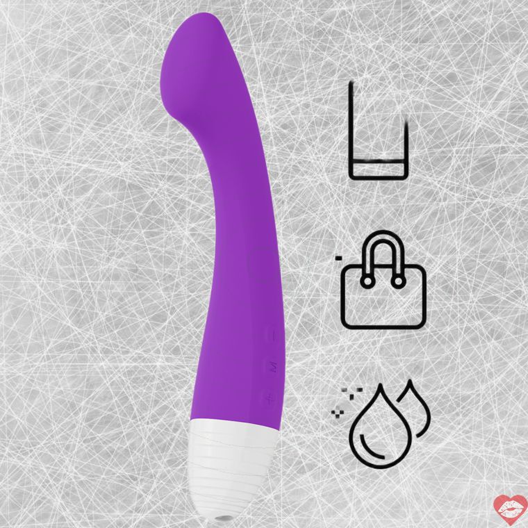 Vi brat G-spot Lelo Moka tím app silicone Thụy Điển