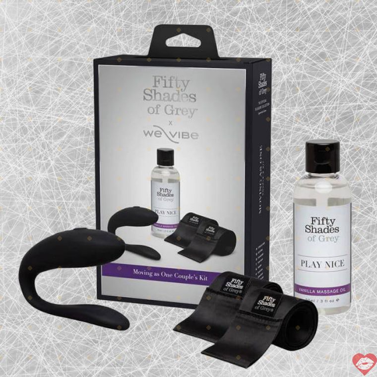 Set We-Vibe Sync Lite Dầu Massage Fifty Shades