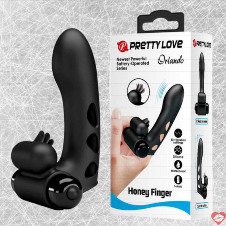 Pretty Love Orlando Vibe Ngón Tay Đen 9cm Thỏa Mãn Cực Đỉnh