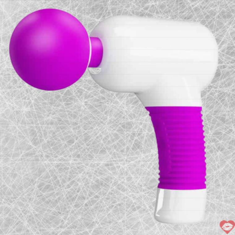Vibratör Pretty Love Magic Gun hồng 20cm mạnh mẽ đa chế độ